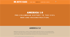 Desktop Screenshot of mrbettsclass.com